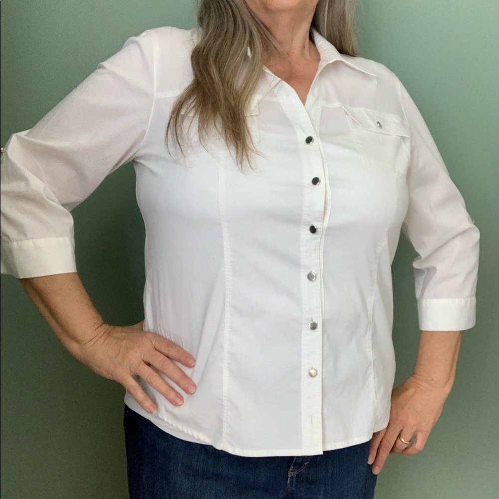 White Button Down
